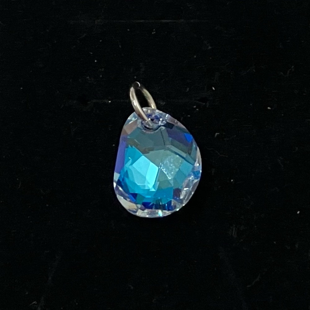 Swarovski Light Azore Blue Galet Mini Pendant